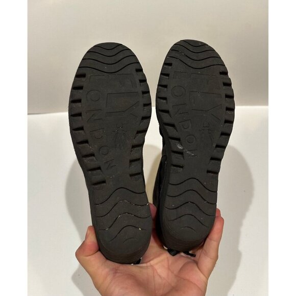 FLY London Yama Suede Ankle Wedge Boots Size 40 - Picture 8 of 10